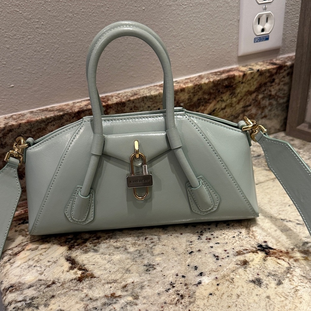 Givenchy mini Antigona Stretch bag in calf leather, removable strap